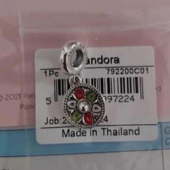 AUTHENTIC PANDORA STERLING SILVER Sombrero Hat Dangle Charm 792200C01 - Picture 5 of 8